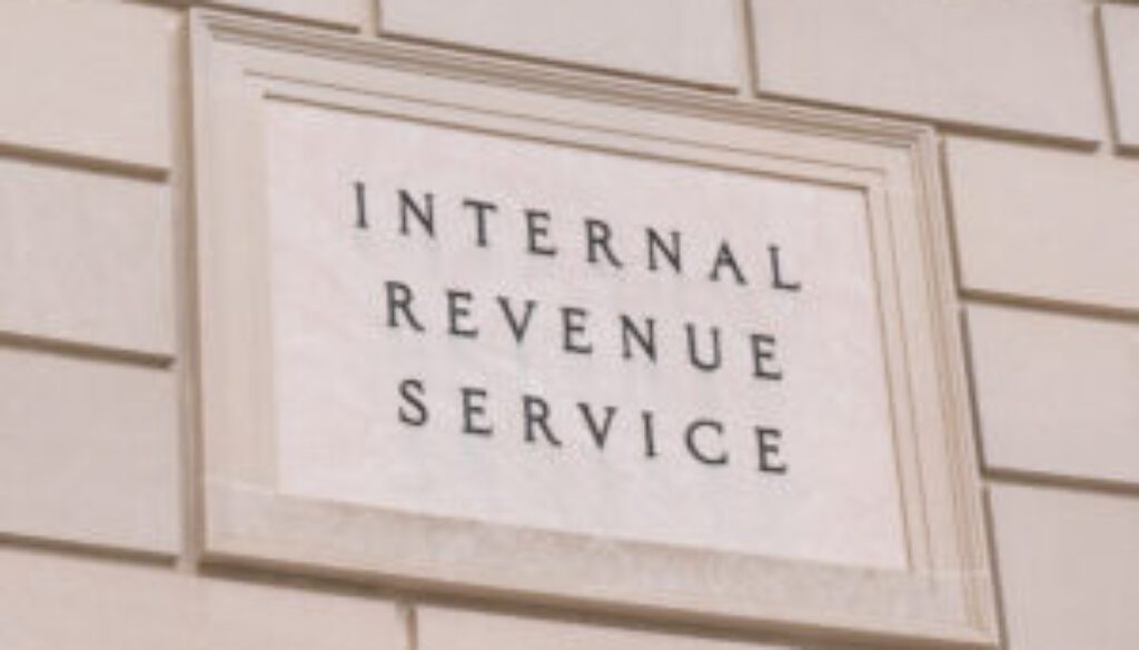 Internal Revenue Serice Sign
